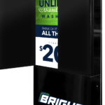 55” Digital I-Menu - Single Pedestal w/ Security Door