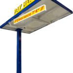 STRAIGHT CANOPY - SINGLE POST