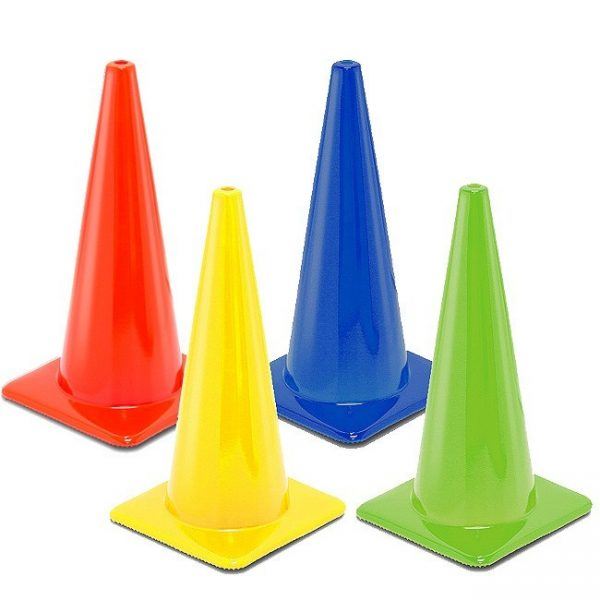 28" COLORED TRAFFIC CONE