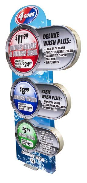 ILLUMINATED DIE CUT MENU