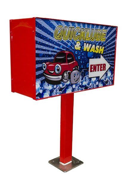 Illuminated Graphic Entrance