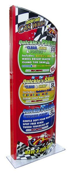 Classic Illuminated Menu Tower