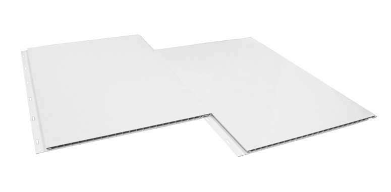 PVC INTERLOCKING TWIN WALL PANELS - 16" x .400" Thick