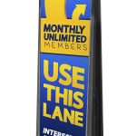 MARKETING BARRICADE SIGNS