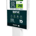 55” Digital I-Menu - Single Post