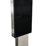 55” Stainless Steel Digital I-Menu - Single Post